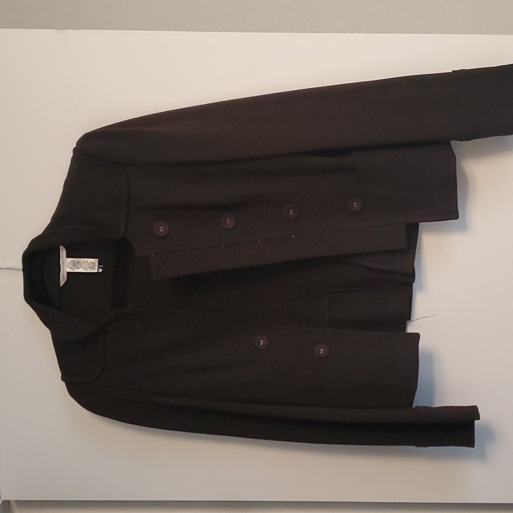 Dvf brown wool jacket